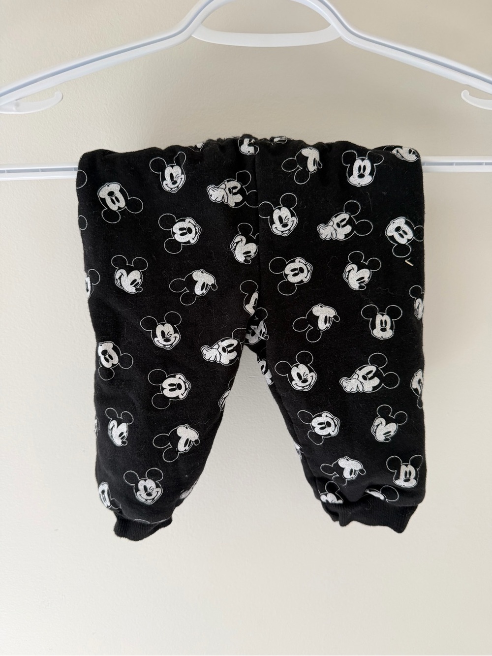 Disney Mickey Mouse Black Kids Fleece Pants